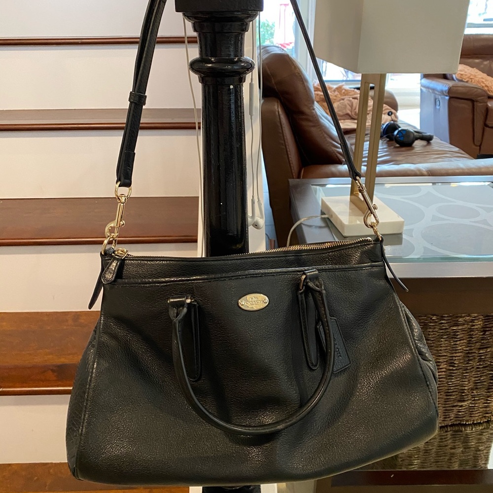 Coach Black Soft Leather Purse